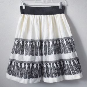 Anthropologie Girls from Savoy A-Line Skirt